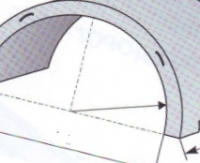 Полукольцо №80 R = 1 м